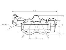 RECESSATO FORGED BRAKE CALIPER
