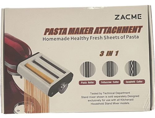 Zacme pasta attachment - 3-in-1,