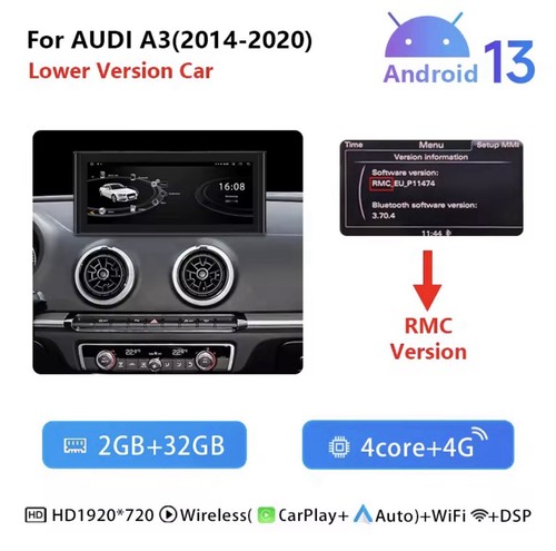 Autoradio android per audi - android, a3