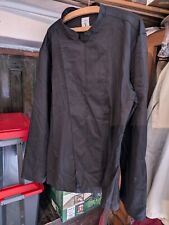 Giacca da Cuoco, Casacca Chef Nera Ristorazione Marca Angiolina Taglia L Nuova