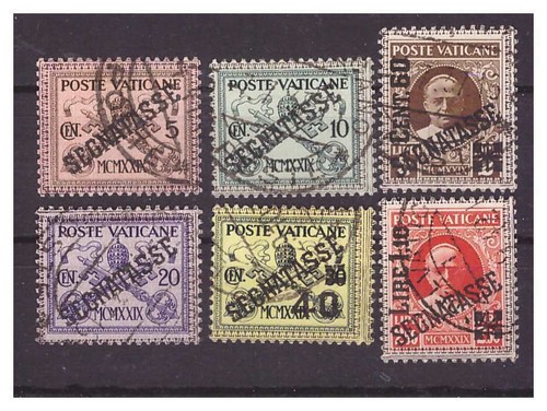 Vaticano 1931 segnatasse - -,