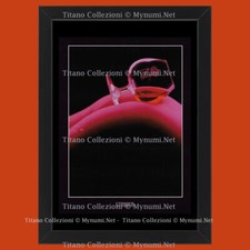 1970ca * Illustrazione Erotica Originale "Stinger, Bicchiere Napoleon" Cornice