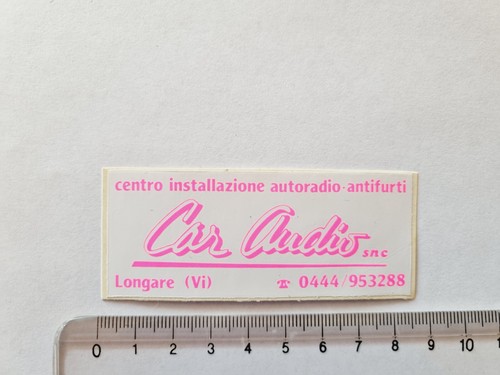 Adesivo car audio longare - car,