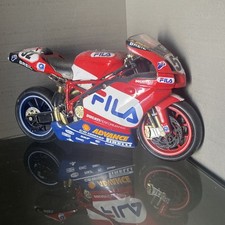 Modellino Moto Gp Fila motogp 1/12 Ottime cond Ducati plastica No piedistallo