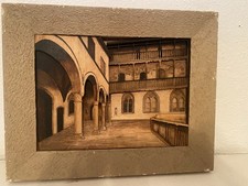 Quadro in legno in 3d vintage