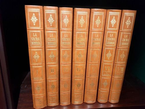 Sacra bibbia 1963 7 volumi - la,