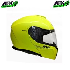 Casco Modulare Apribile Giallo