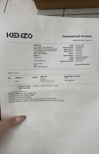 Felpa kenzo originale - kenzo,