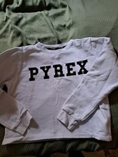 Felpa Pyrex donna Taglia L Modello Corto Cotone Felpato