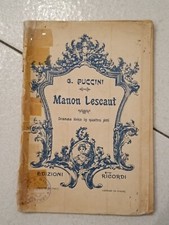 Giacomo Puccini MANON LESCAUT