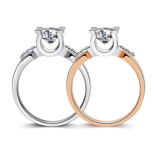Anello donna oro rosa - da, 925