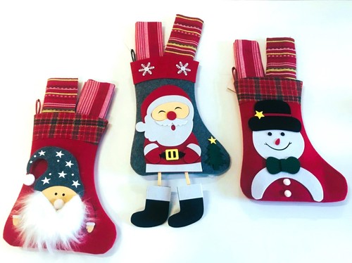 Set calza natale rosso - di,