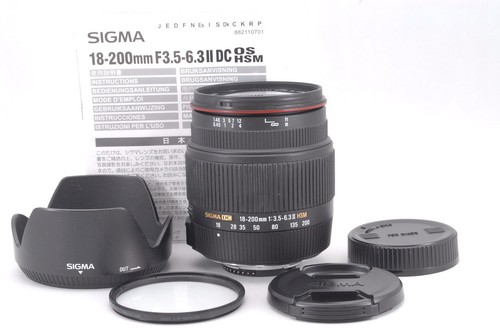 Obiettivo sigma 200mm - obiettivo, 18-200mm