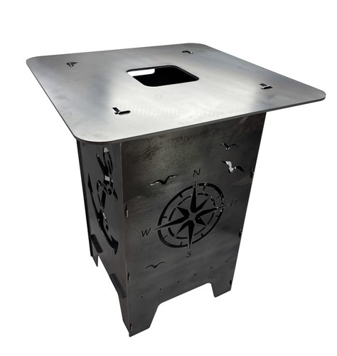 Piastra fuoco lehnert 58x58cm - fuoco,