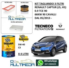 KIT TAGLIANDO 3 FILTRI OLIO