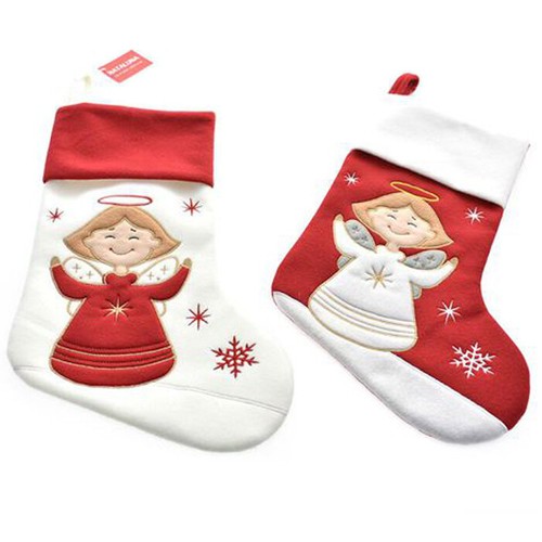 Calza befana 2pz natale - calza, cm