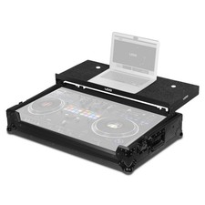 UDG Ultimate Flightcase DDJ-REV7 Black più ripiano per laptop + ruote (U91077BL) -
