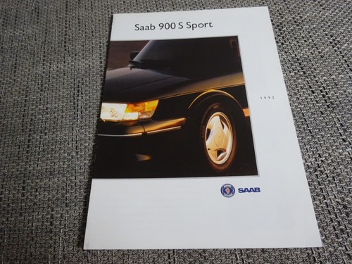 Saab 900 sport depliant - saab,