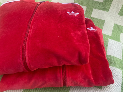 Adidas track jacket scarlet - adidas,