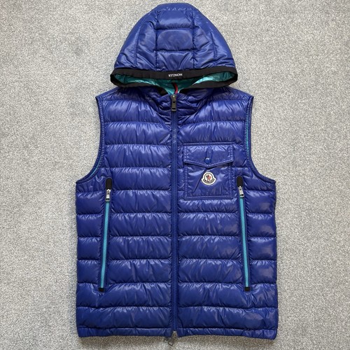 Gilet moncler ragot blu - gilet,