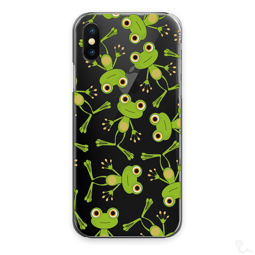 Custodia telefono green frog - telefono,