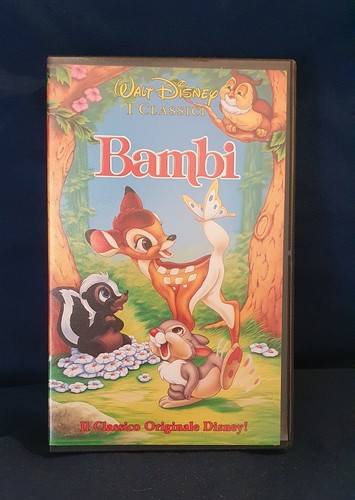 Vhs disney bambi - vhs, prima