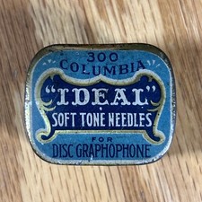 Antico aghi fonografo latta