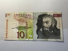 Lotto A089 – Banconota 10 deset tolarjev - Slovenia– come da foto
