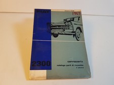Manuale officina catalogo ricambi carrozzeria Fiat 2300 2^ edizio originale 1963