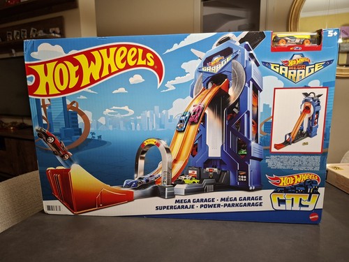 Mega garage hotwheels mattel - mega,