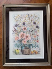 Michele Cascella - Litografia a colori. Prova d'autore. Incorniciata