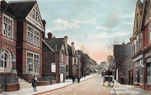 Cartolina burgess hill - burgess,