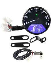 TACHIMETRO CONTACHILOMETRI DIGITALE MOTO CAFÈ RACER DUCATI KAWASAKI LED HONDA
