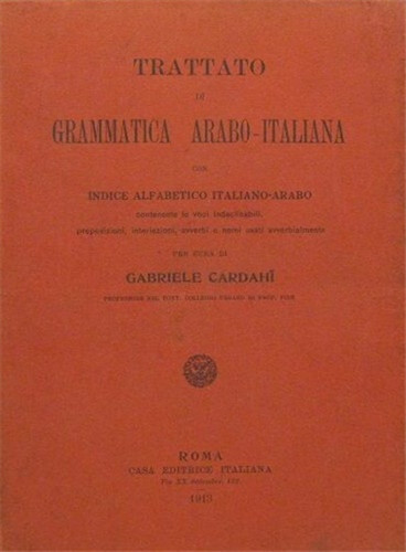 Cardahi gabriele trattato - cardahi,gabriele.,