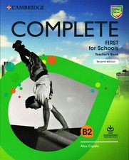 Cambridge COMPLETE FIRST FOR SCHOOLS Teacher Book w Downloadable Resources 2nd E