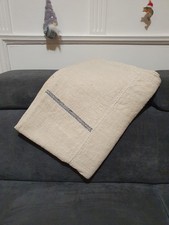 Antico raro lenzuolo di lino