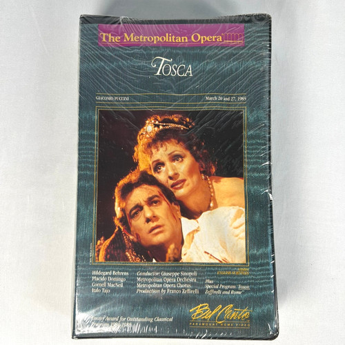 Sealed puccini tosca vhs - sealed,