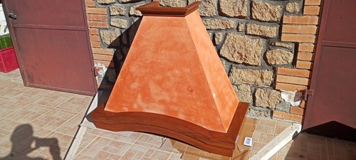 Cappa cucina rustica legno - cappa,