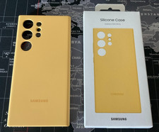 Cover Custodia Silicone ORIGINALE Samsung per S24 Ultra - Giallo