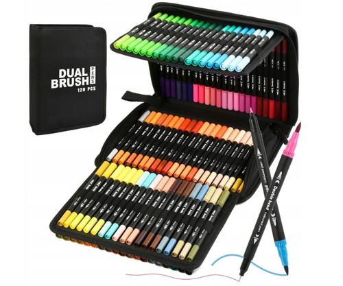 Set pennarelli 120 colori base