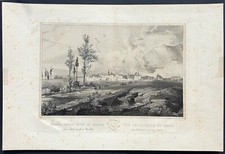 Stampa antica Foggia Puglia