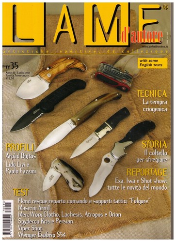 Riviste lame autore anno - lame, d'autore
