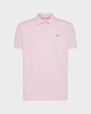 Polo SUN68 Solid Regular Rosa