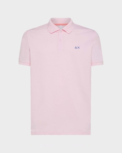 Polo sun68 solid regular rosa - polo,