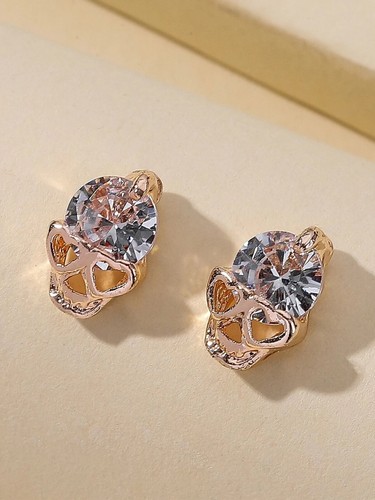 Orecchini uomo con strass - da,