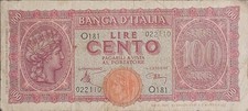 Rara Banconota 100 Lire