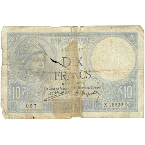 Banconota franchi francia - 10,