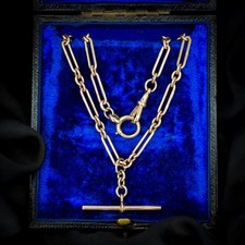 Antica collana catena trombone