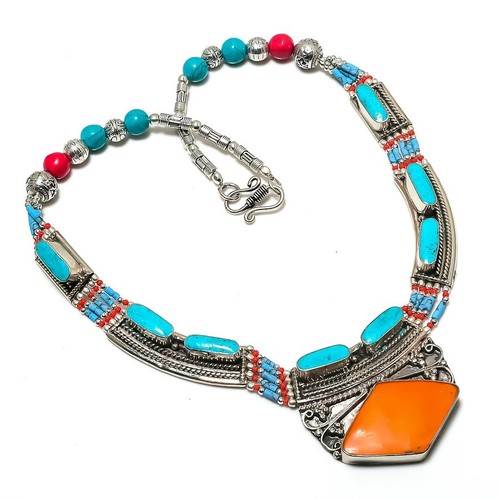 Collana turchese corallo