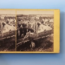 Naples Italy Stereoview C1870